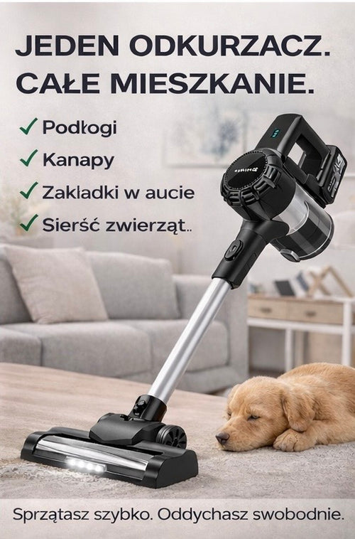 Bezprzewodowy odkurzacz PREMIUM